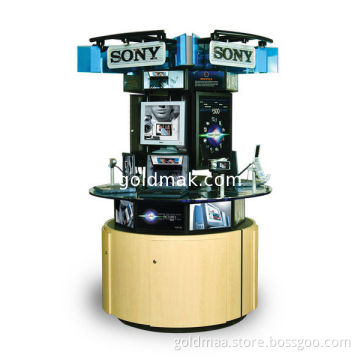 Customizable floor display stands for shopping malls electronic devices displays